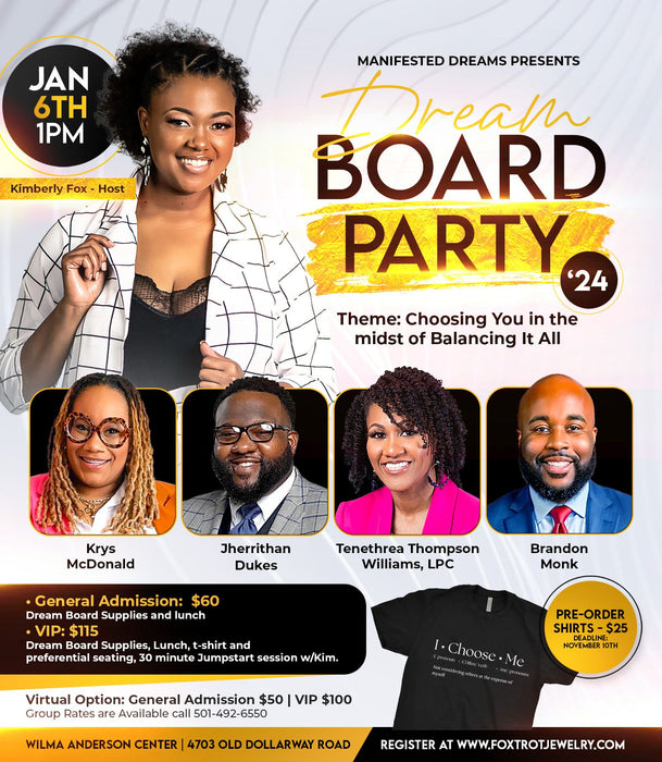 Manifested Dream Board Party-Virtual